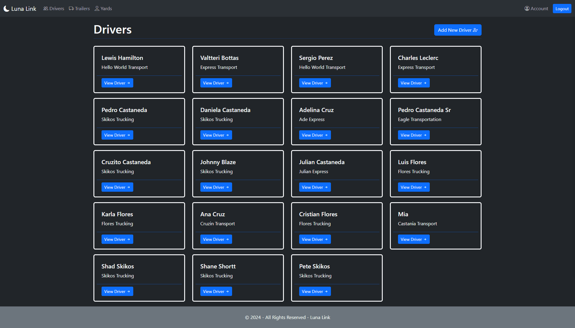 Luna Link drivers page