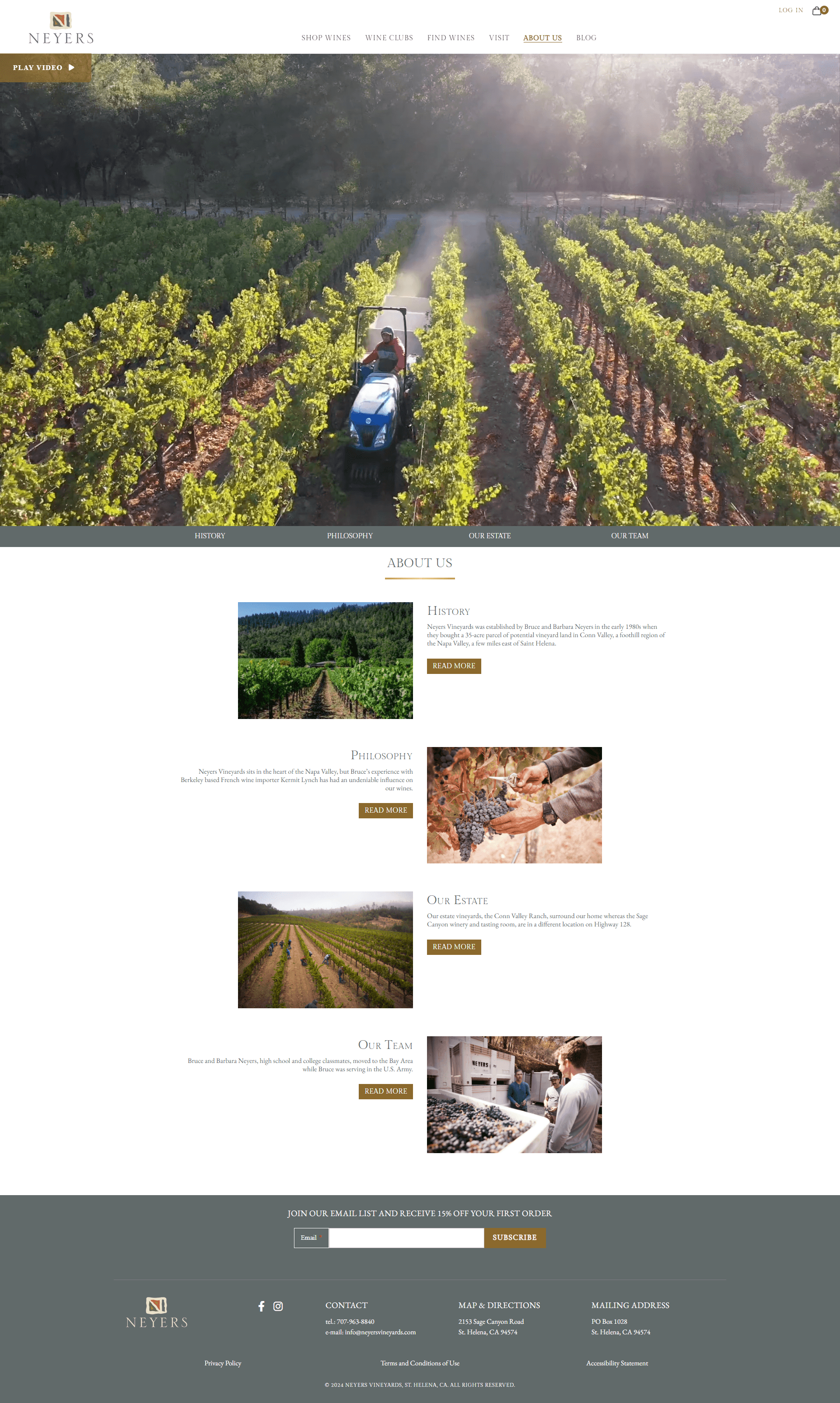 Neyers Vineyards about page